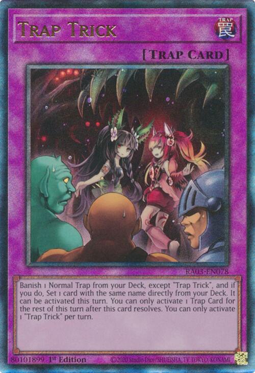 Trap Trick (UTR) [RA03-EN078] Prismatic Ultimate Rare | Pegasus Games WI