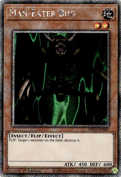 Man-Eater Bug (Platinum Secret Rare) [RA03-EN082] Platinum Secret Rare | Pegasus Games WI