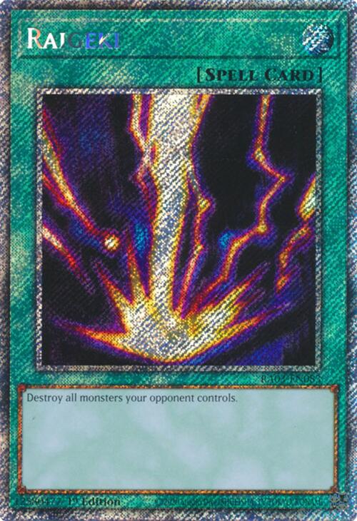 Raigeki (Platinum Secret Rare) [RA03-EN083] Platinum Secret Rare | Pegasus Games WI