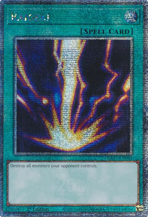 Raigeki (Quarter Century Secret Rare) [RA03-EN083] Quarter Century Secret Rare | Pegasus Games WI
