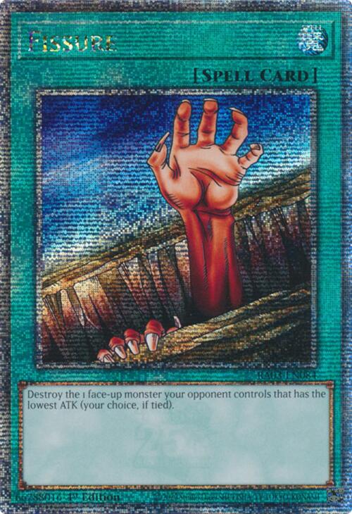 Fissure (Quarter Century Secret Rare) [RA03-EN084] Quarter Century Secret Rare | Pegasus Games WI