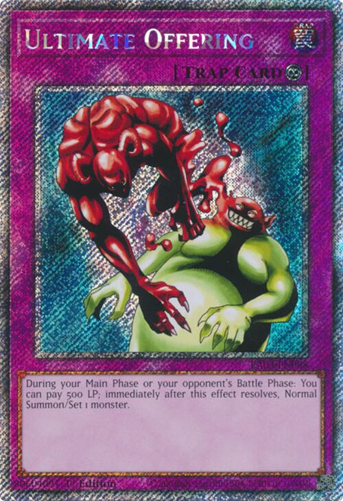 Ultimate Offering (Platinum Secret Rare) [RA03-EN088] Platinum Secret Rare | Pegasus Games WI