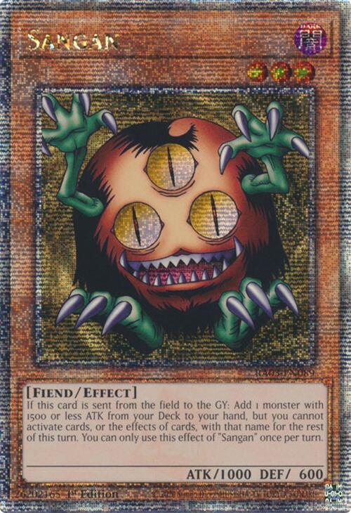 Sangan (Quarter Century Secret Rare) [RA03-EN089] Quarter Century Secret Rare | Pegasus Games WI