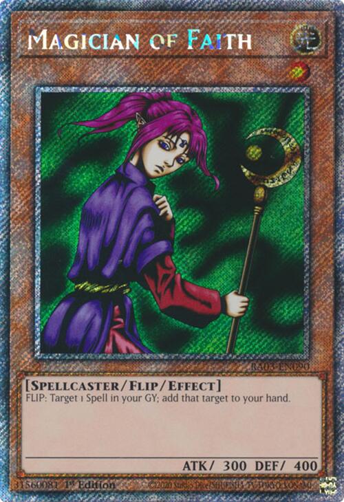 Magician of Faith (Platinum Secret Rare) [RA03-EN090] Platinum Secret Rare | Pegasus Games WI