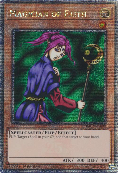 Magician of Faith (Quarter Century Secret Rare) [RA03-EN090] Quarter Century Secret Rare | Pegasus Games WI