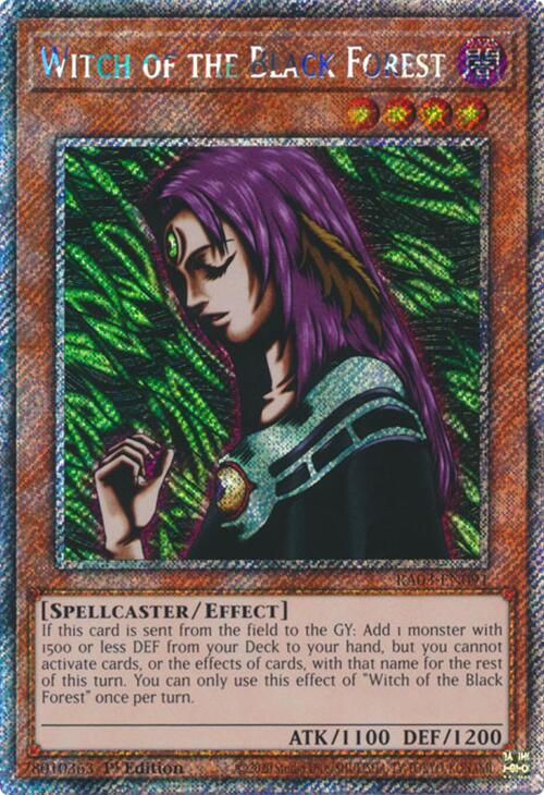 Witch of the Black Forest (Platinum Secret Rare) [RA03-EN091] Platinum Secret Rare | Pegasus Games WI