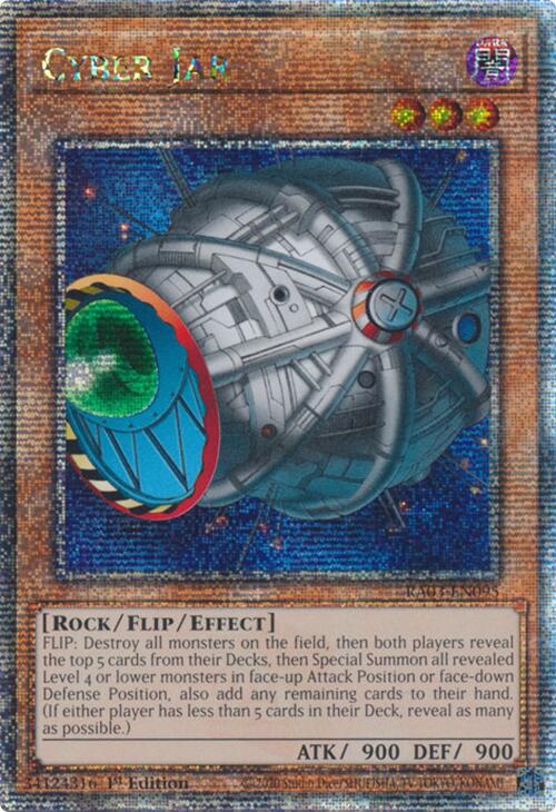 Cyber Jar (Quarter Century Secret Rare) [RA03-EN095] Quarter Century Secret Rare | Pegasus Games WI