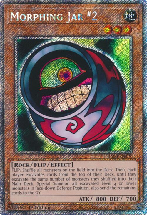 Morphing Jar #2 (Platinum Secret Rare) [RA03-EN100] Platinum Secret Rare | Pegasus Games WI