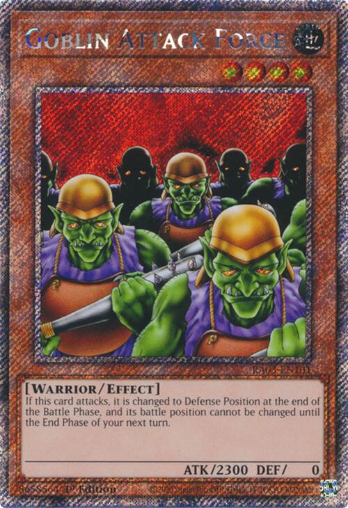 Goblin Attack Force (Platinum Secret Rare) [RA03-EN101] Platinum Secret Rare | Pegasus Games WI