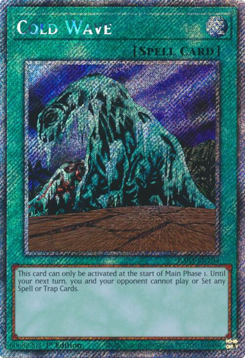 Cold Wave (Platinum Secret Rare) [RA03-EN104] Platinum Secret Rare | Pegasus Games WI