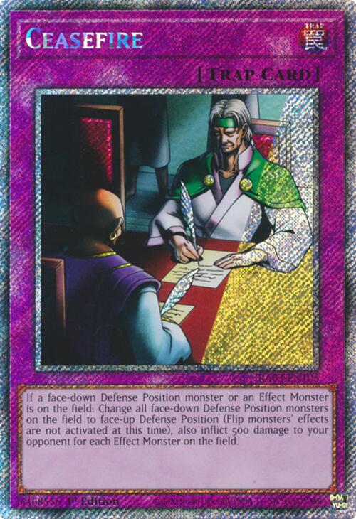 Ceasefire (Platinum Secret Rare) [RA03-EN105] Platinum Secret Rare | Pegasus Games WI