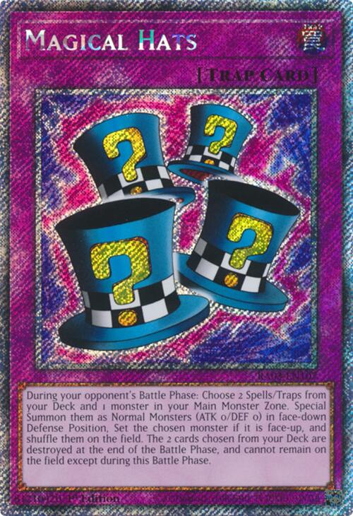 Magical Hats (Platinum Secret Rare) [RA03-EN107] Platinum Secret Rare | Pegasus Games WI