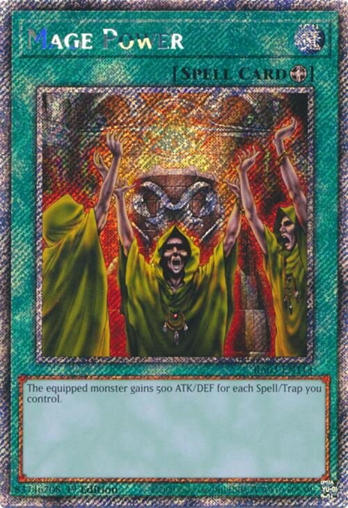 Mage Power (Platinum Secret Rare) [RA03-EN113] Platinum Secret Rare | Pegasus Games WI