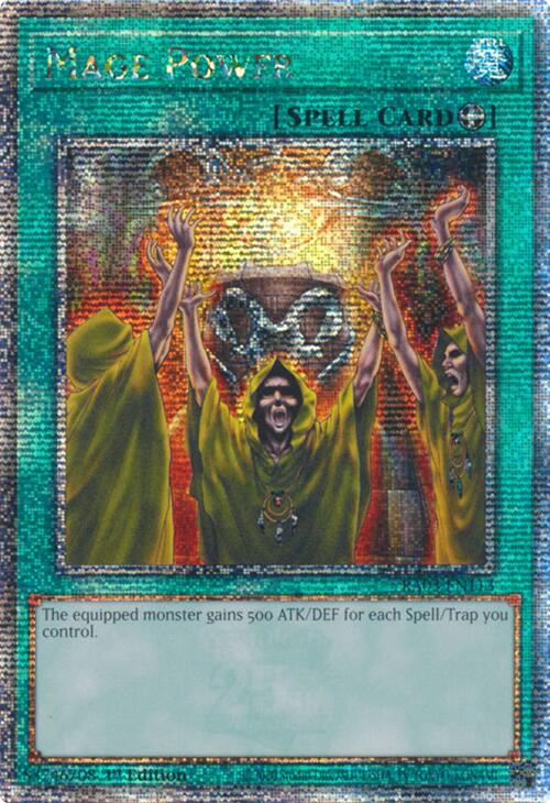 Mage Power (Quarter Century Secret Rare) [RA03-EN113] Quarter Century Secret Rare | Pegasus Games WI