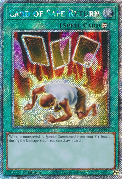 Card of Safe Return (Platinum Secret Rare) [RA03-EN114] Platinum Secret Rare | Pegasus Games WI