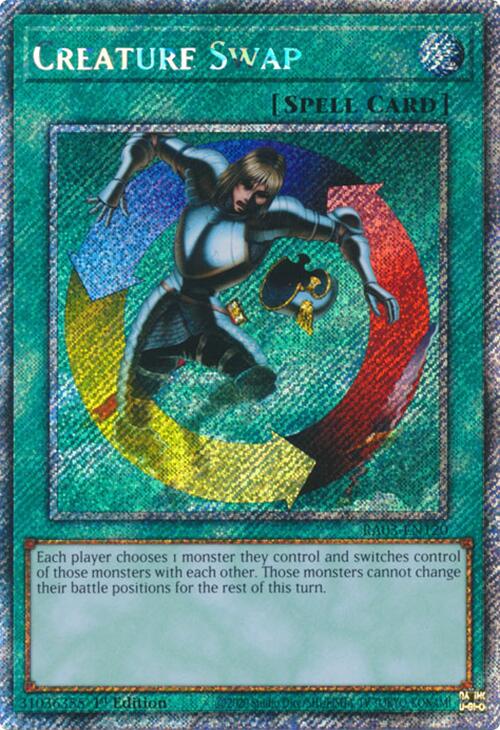 Creature Swap (Platinum Secret Rare) [RA03-EN120] Platinum Secret Rare | Pegasus Games WI