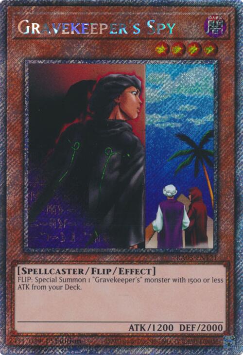 Gravekeeper's Spy (Platinum Secret Rare) [RA03-EN121] Platinum Secret Rare | Pegasus Games WI