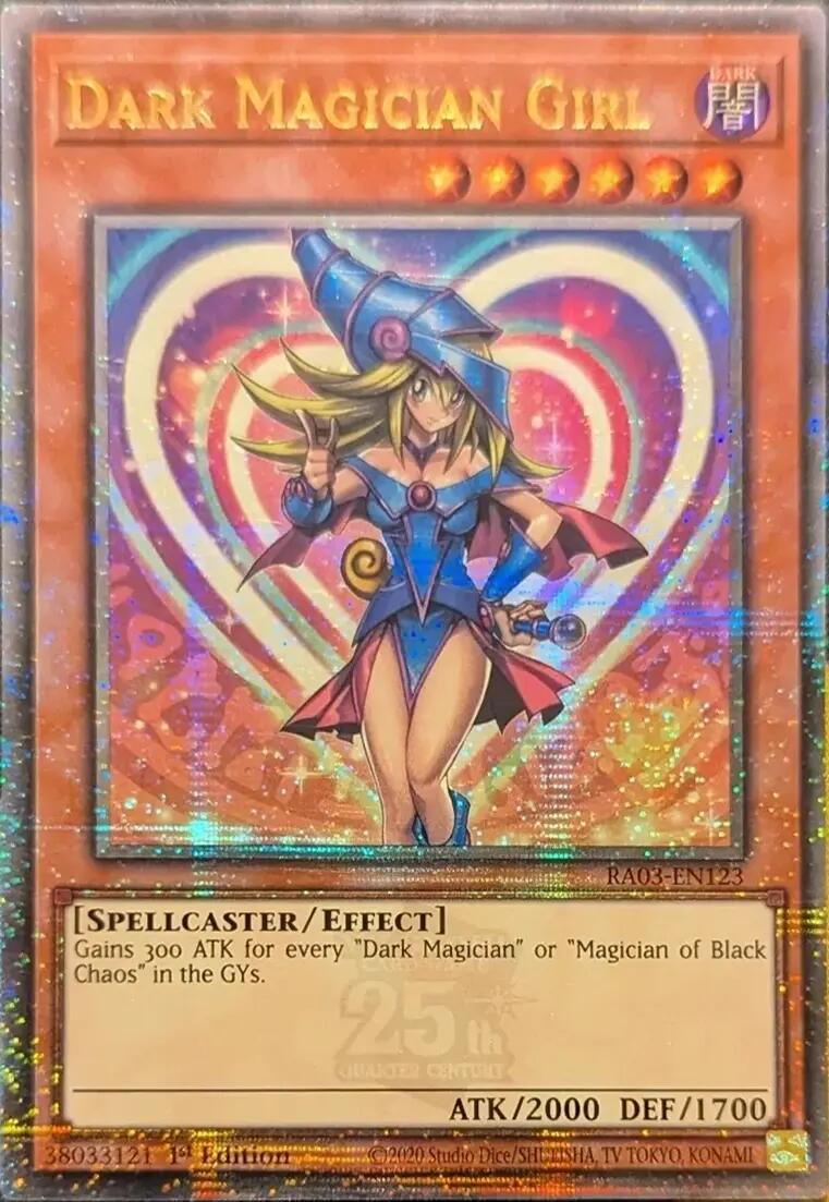 Dark Magician Girl (Quarter Century Secret Rare) [RA03-EN123] Quarter Century Secret Rare | Pegasus Games WI