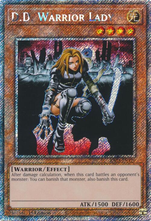 D.D. Warrior Lady (Platinum Secret Rare) [RA03-EN129] Platinum Secret Rare | Pegasus Games WI