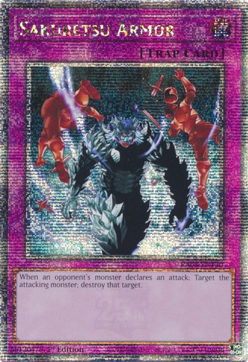 Sakuretsu Armor (Quarter Century Secret Rare) [RA03-EN130] Quarter Century Secret Rare | Pegasus Games WI