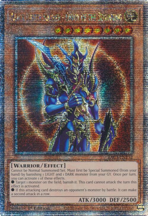 Black Luster Soldier - Envoy of the Beginning (Quarter Century Secret Rare) [RA03-EN132] Quarter Century Secret Rare | Pegasus Games WI