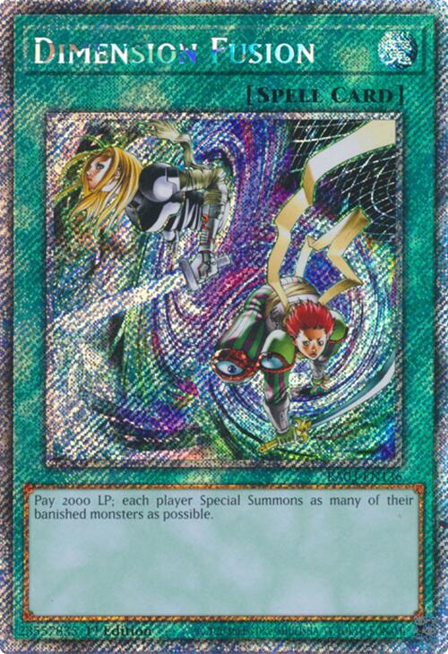 Dimension Fusion (Platinum Secret Rare) [RA03-EN136] Platinum Secret Rare | Pegasus Games WI