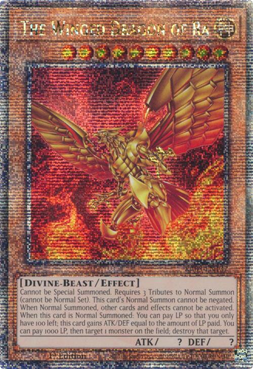 The Winged Dragon of Ra (Quarter Century Secret Rare) [RA03-EN137] Quarter Century Secret Rare | Pegasus Games WI