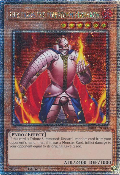 Thestalos the Firestorm Monarch (Quarter Century Secret Rare) [RA03-EN143] Quarter Century Secret Rare | Pegasus Games WI