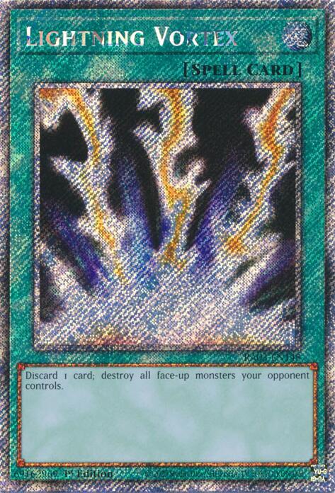 Lightning Vortex (Platinum Secret Rare) [RA03-EN148] Platinum Secret Rare | Pegasus Games WI