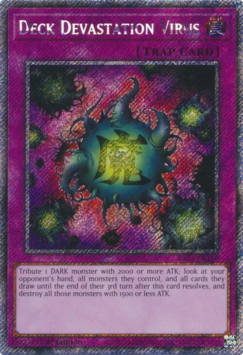 Deck Devastation Virus (Platinum Secret Rare) [RA03-EN150] Platinum Secret Rare | Pegasus Games WI