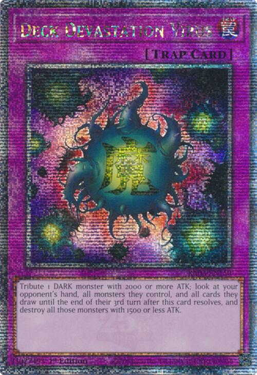 Deck Devastation Virus (Quarter Century Secret Rare) [RA03-EN150] Quarter Century Secret Rare | Pegasus Games WI