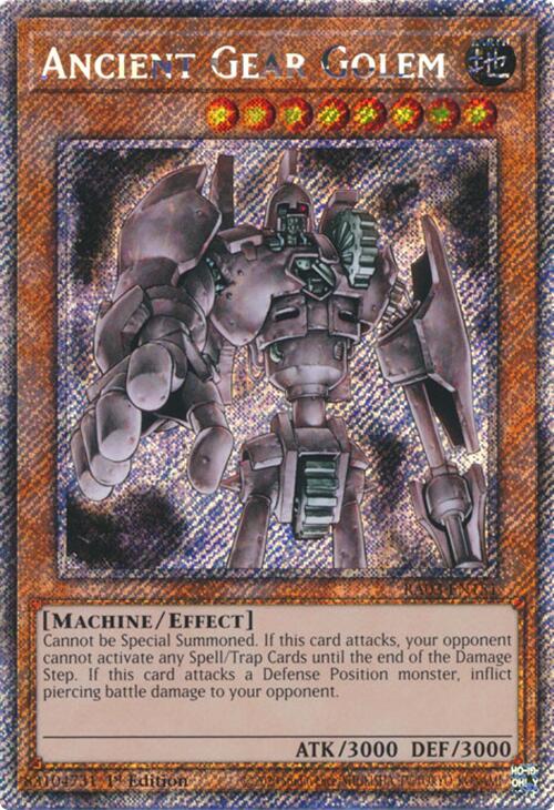 Ancient Gear Golem (Platinum Secret Rare) [RA03-EN151] Platinum Secret Rare | Pegasus Games WI