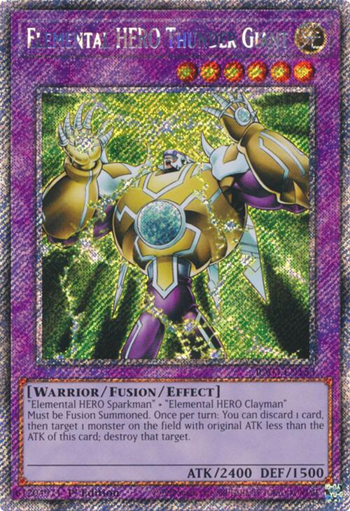 Elemental HERO Thunder Giant (Platinum Secret Rare) [RA03-EN153] Platinum Secret Rare | Pegasus Games WI