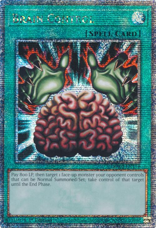 Brain Control (Quarter Century Secret Rare) [RA03-EN154] Quarter Century Secret Rare | Pegasus Games WI