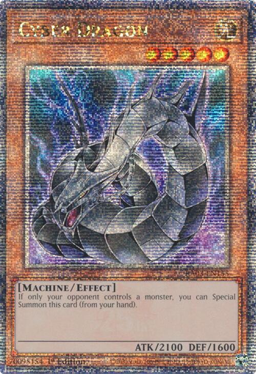 Cyber Dragon (Quarter Century Secret Rare) [RA03-EN155] Quarter Century Secret Rare | Pegasus Games WI