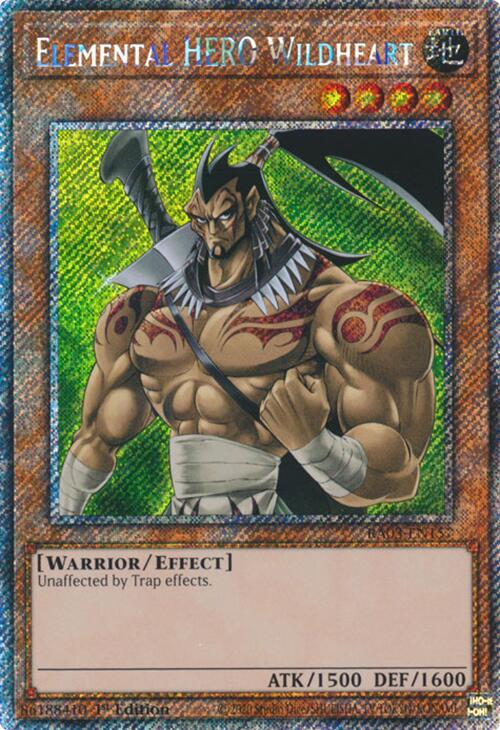 Elemental HERO Wildheart (Platinum Secret Rare) [RA03-EN157] Platinum Secret Rare | Pegasus Games WI