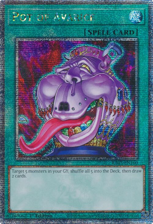 Pot of Avarice (Quarter Century Secret Rare) [RA03-EN160] Quarter Century Secret Rare | Pegasus Games WI