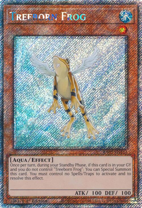 Treeborn Frog (Platinum Secret Rare) [RA03-EN161] Platinum Secret Rare | Pegasus Games WI