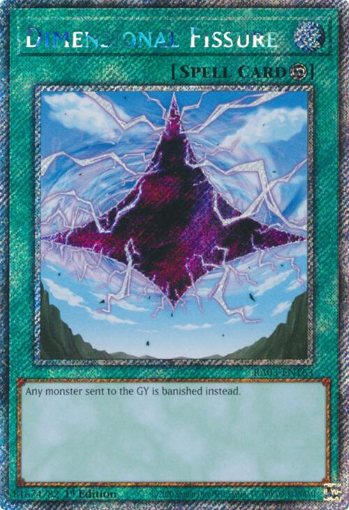 Dimensional Fissure (Platinum Secret Rare) [RA03-EN163] Platinum Secret Rare | Pegasus Games WI