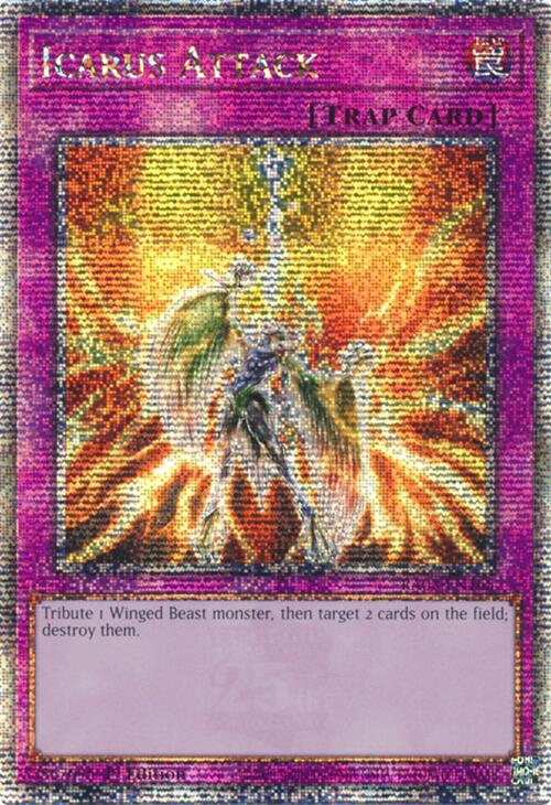 Icarus Attack (Quarter Century Secret Rare) [RA03-EN165] Quarter Century Secret Rare | Pegasus Games WI