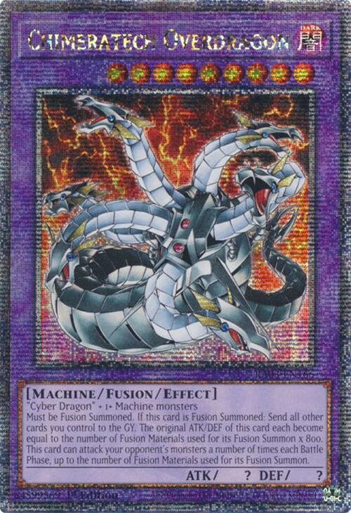 Chimeratech Overdragon (Quarter Century Secret Rare) [RA03-EN166] Quarter Century Secret Rare | Pegasus Games WI