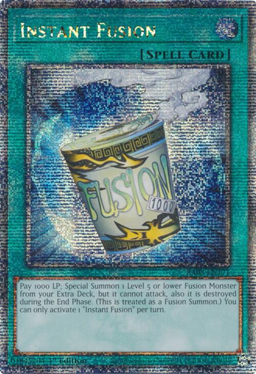 Instant Fusion (Quarter Century Secret Rare) [RA03-EN171] Quarter Century Secret Rare | Pegasus Games WI