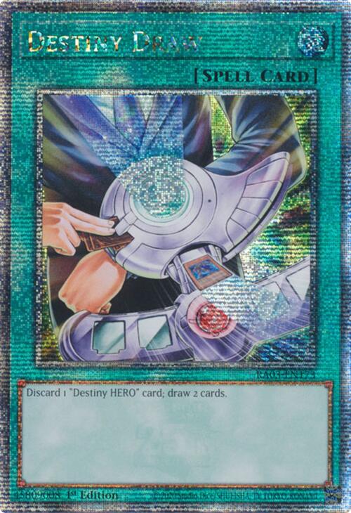 Destiny Draw (Quarter Century Secret Rare) [RA03-EN173] Quarter Century Secret Rare | Pegasus Games WI