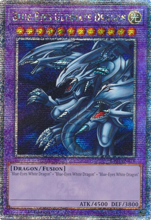 Blue-Eyes Ultimate Dragon (Quarter Century Secret Rare) [RA03-EN178] Quarter Century Secret Rare | Pegasus Games WI