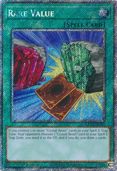 Rare Value (Platinum Secret Rare) [RA03-EN182] Platinum Secret Rare | Pegasus Games WI