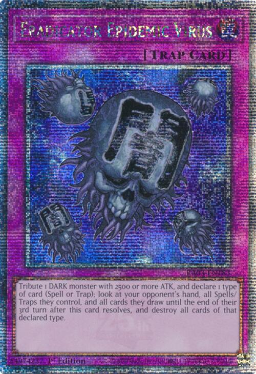Eradicator Epidemic Virus (Quarter Century Secret Rare) [RA03-EN183] Quarter Century Secret Rare | Pegasus Games WI