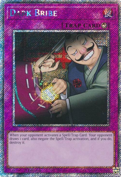 Dark Bribe (Platinum Secret Rare) [RA03-EN187] Platinum Secret Rare | Pegasus Games WI