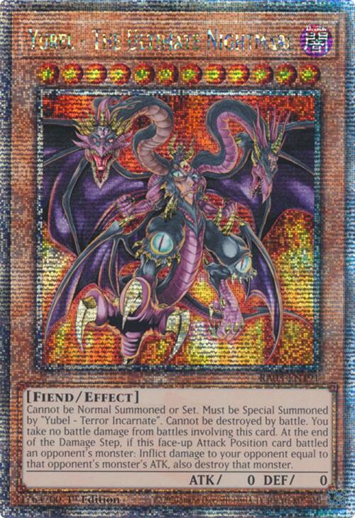 Yubel - The Ultimate Nightmare (Quarter Century Secret Rare) [RA03-EN191] Quarter Century Secret Rare | Pegasus Games WI