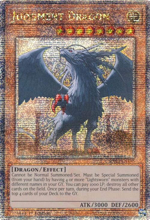 Judgment Dragon (Quarter Century Secret Rare) [RA03-EN196] Quarter Century Secret Rare | Pegasus Games WI