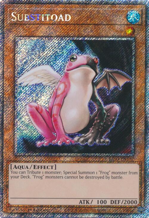 Substitoad (Platinum Secret Rare) [RA03-EN197] Platinum Secret Rare | Pegasus Games WI